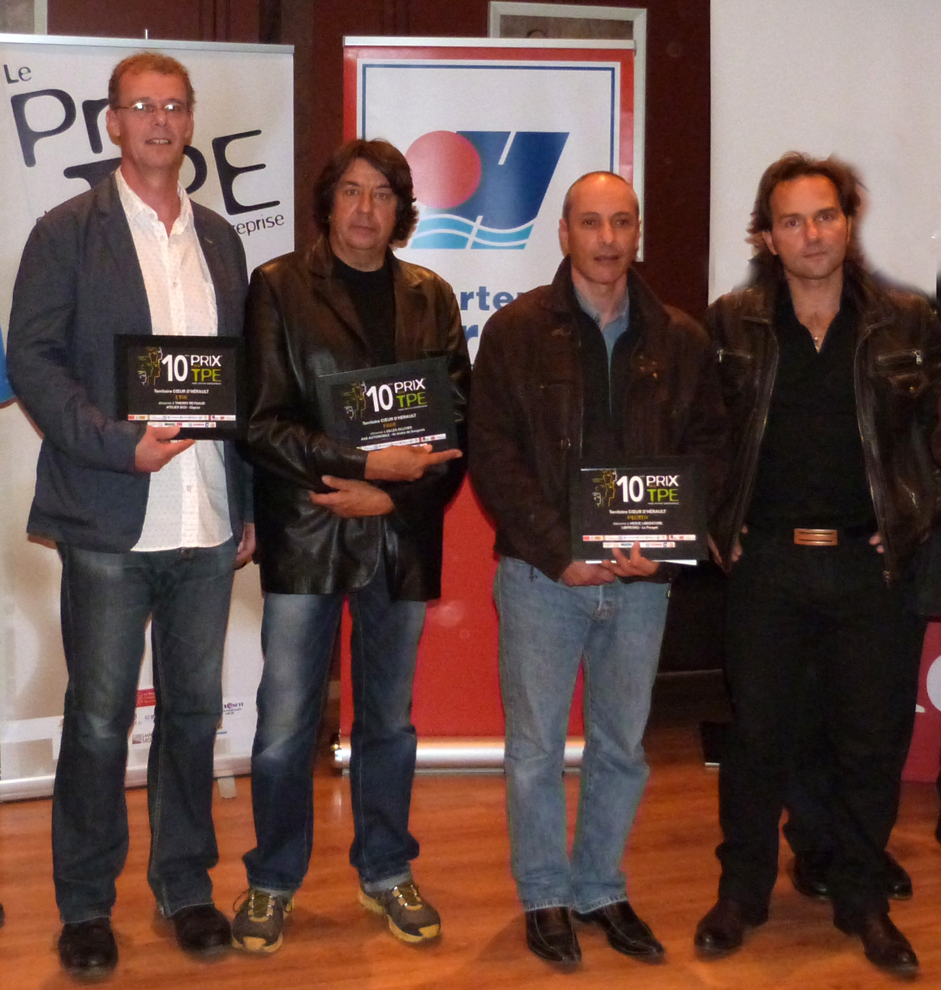 Les lauréats 2012 du Prix de la TPE en Coeur d'Hérault